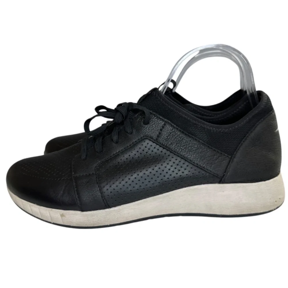 Dansko Sneakers Womens Size 41 US 10.5-11 Black Leather Cozette Lace Up Comfort